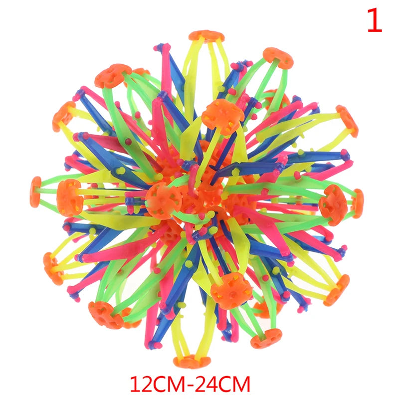 Expanding Ball Toy Baby Throwing Ball Stretching Shrinking Beach Kick Ball Sphere Toy Sensory Toys Children Squishy anti Stress