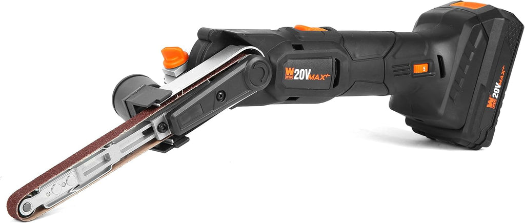 WEN Cordless Detail File Sander, Variable Speed with 20V Max 2.0 Ah Lithium-Ion Battery and Charger (20437)