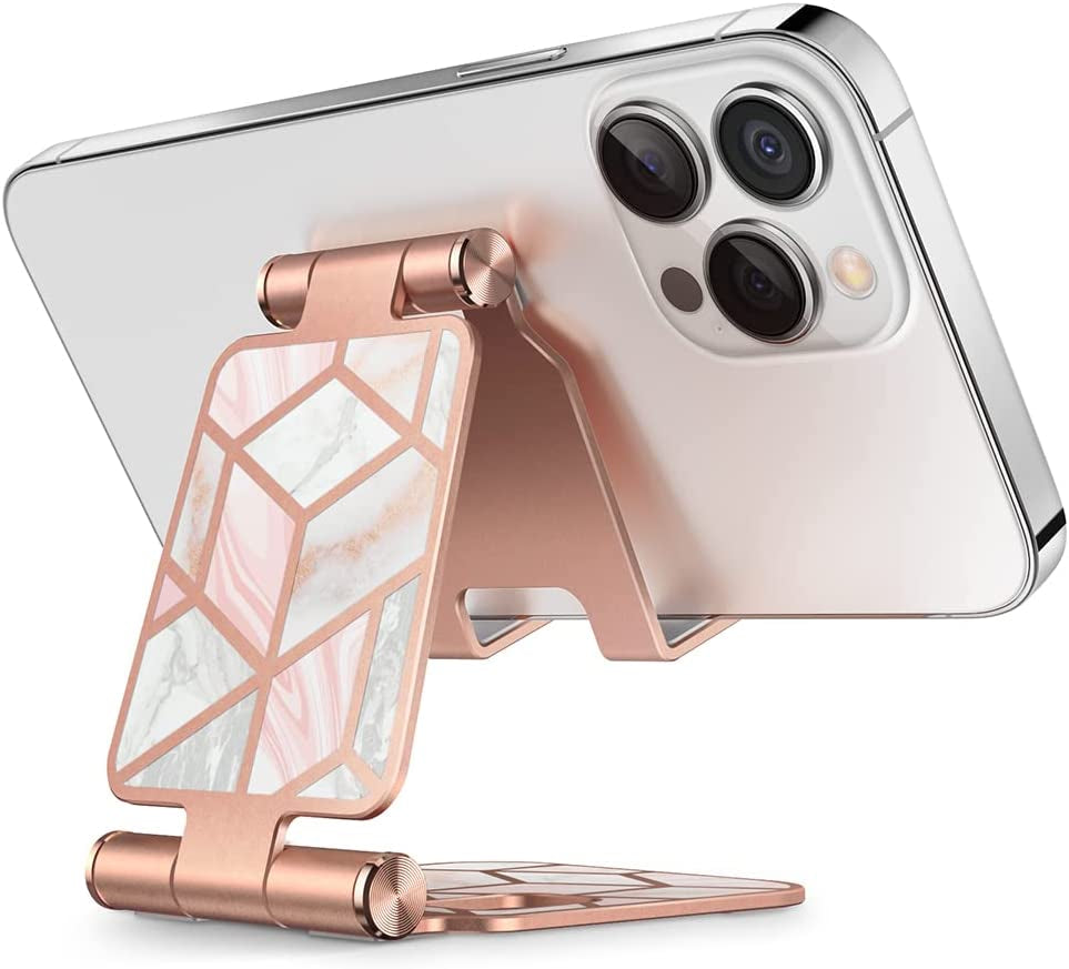I-Blason Cell Phone Stand for Desk, Phone Holder Fits All Phones, Marble