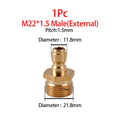 High Pressure Washer M22 Adapter Quick Connector Quick Release Fitting Power Washer Fast Connection Quick Coupler