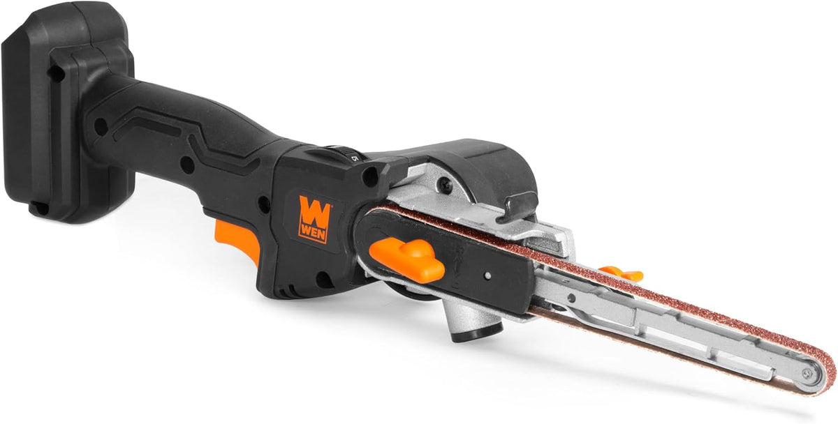 WEN Cordless Detail File Sander, Variable Speed with 20V Max 2.0 Ah Lithium-Ion Battery and Charger (20437)
