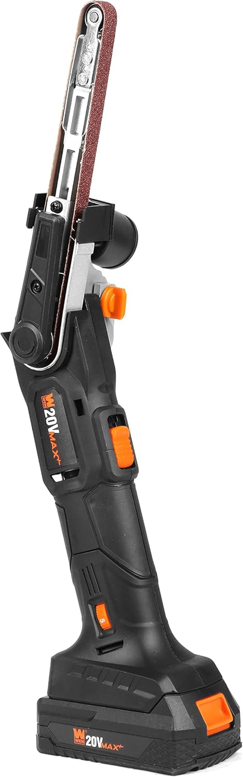WEN Cordless Detail File Sander, Variable Speed with 20V Max 2.0 Ah Lithium-Ion Battery and Charger (20437)