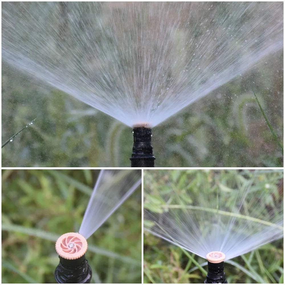 Pop-Up Sprinklers Replacement Scattering Nozzles 0~360 Degree Adjustable Garden Park Farm Grass Lawn Crops Irrigation Tool