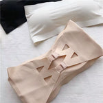 Seamless One-Piece Tube Tops Women Removable Pads Intimates Basic Black/White/Skin Womens Strapless Bra Bandeau Sexy Lingerie