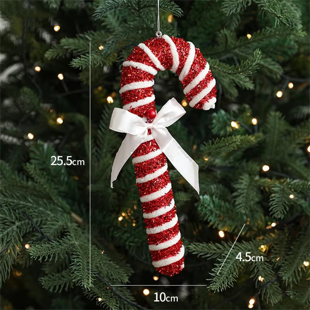 Christmas Tree Ornaments Pink Foam Ball Bow Tree Top Star Xmas Tree Hangings Pendant Party Decorations Supplies 2025 New Year