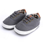 Baby Lace-Up Canvas Shoes – Color & Size Options