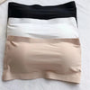 Seamless One-Piece Tube Tops Women Removable Pads Intimates Basic Black/White/Skin Womens Strapless Bra Bandeau Sexy Lingerie