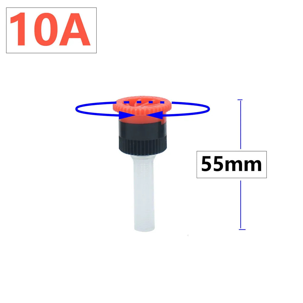Pop-Up Sprinklers Replacement Scattering Nozzles 0~360 Degree Adjustable Garden Park Farm Grass Lawn Crops Irrigation Tool