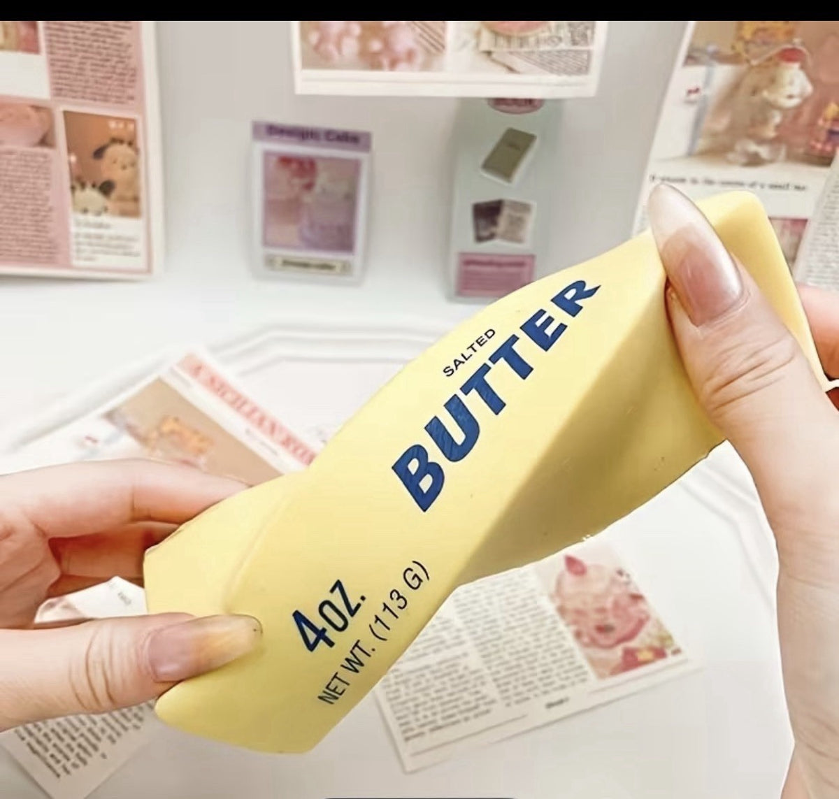 Butter Stick Slow Rising Squishy Toy