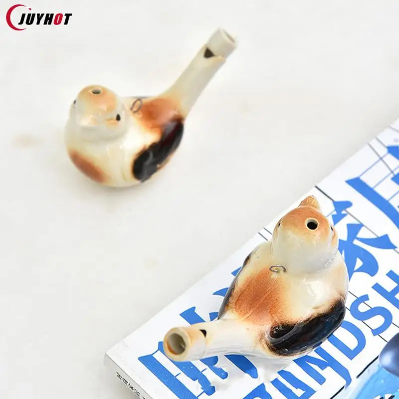 Coloured Drawing Water Bird Whistle Funny Musical Instrument Kids Bathtime Toys Girls Boys Early Learning Educational Toy
