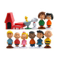 Hot Selling Japan Cartoon Peanuts Snoopy Charlie Sally Woodstock Mini Figure Model Toys Miniature Cake People Collection Props