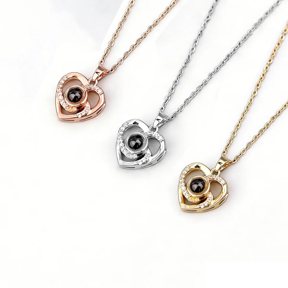 Projection Necklace 100 Languages I Love You Pendant Necklaces for Lover Girlfriend 2026 Creative Couple Romantic Jewelry Gifts