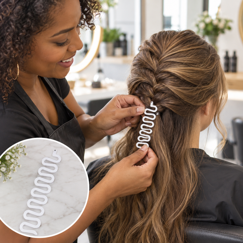 Hair Braiding Tools Fishtail Braid Tool, French Braid Tool for Hair